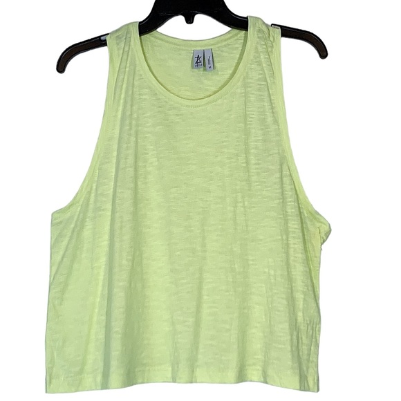 Z by Zella Women’s Racerback Tank Top in Yellow Green - Picture 1 of 9